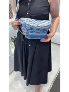 Geanta Tip Borseta (Waistpack) Maisie Michael Kors - Culoare Denim, 27x15